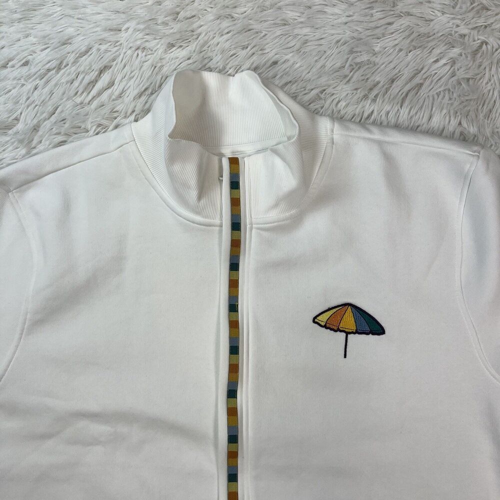 Golden Road Brewing Jacket White/Yellow Full Zip Long‎ Sleeve Size XL - Picture 4 of 12